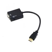 تبدیل HDMI به VGA همراه با کابل صدا امگا Omega HDMI To VGA With Audio Cable